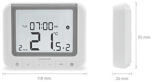 Беспроводной терморегулятор для котла SALUS Controls RT520RF