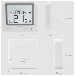 Беспроводной терморегулятор для котла SALUS Controls RT520RF